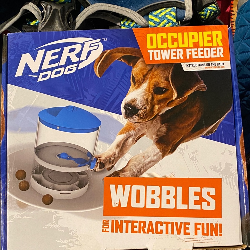 Nerf Dog Blue Occupier Tower Feeder
